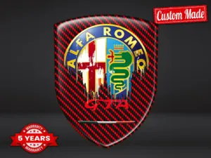 Alfa Romeo Heckscheibensticker Universal Stilvoll Anpassbar